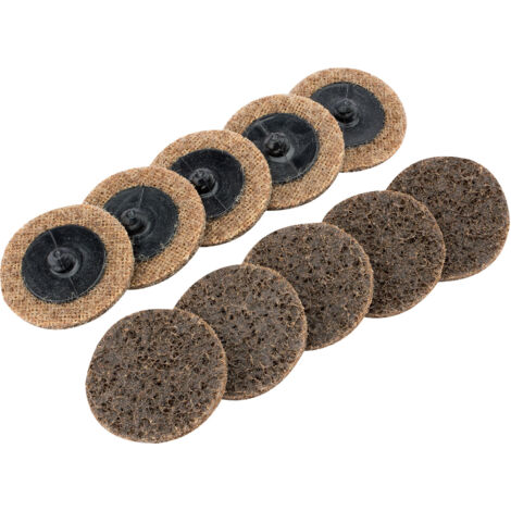 Draper Ten 50mm Polycarbide Abrasive Pads (Course) (75625)