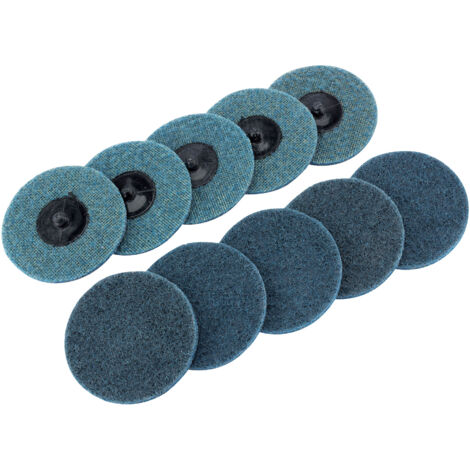 Draper Ten 75mm Polycarbide Abrasive Pads (Fine) (75626)