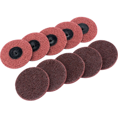 Draper Ten 75mm Polycarbide Abrasive Pads (Medium) (75627)