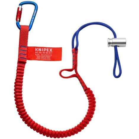 Draper Tether with Carabiner 13163 – Heavy-Duty Lanyard with Fixed Carabiner for Secure Attachment and Safety