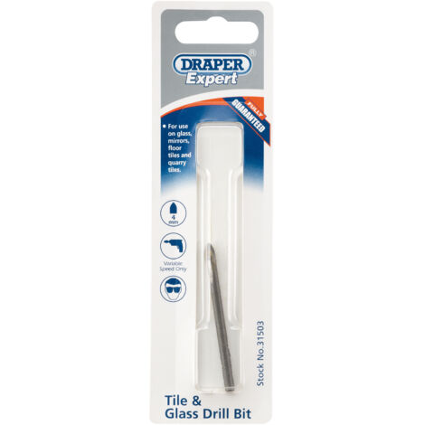 Draper Tile and Glass Drill Bit (4mm) (31503)