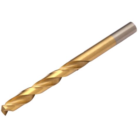 Draper Titanium Drill Bit 10.0mm – HSS Titanium Nitride Coated High-Speed Steel Drill Bit for Durable and Precise Drilling