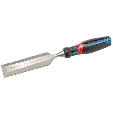 Draper Tools 24411 - Scalpello Expert Plus per legno, con lama smussata sui bordi e impugnatura morbida, 38 mm
