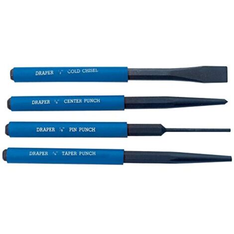 Draper tools 26559 - Scalpelli e punzoni set (4 pezzi)
