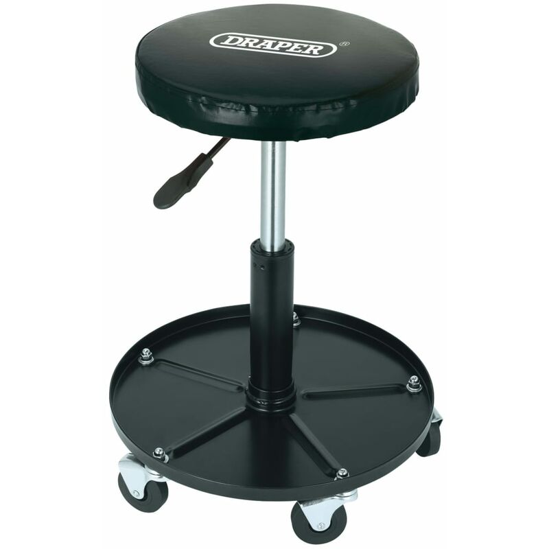 

Draper Tools Asiento de trabajo ajustable negro