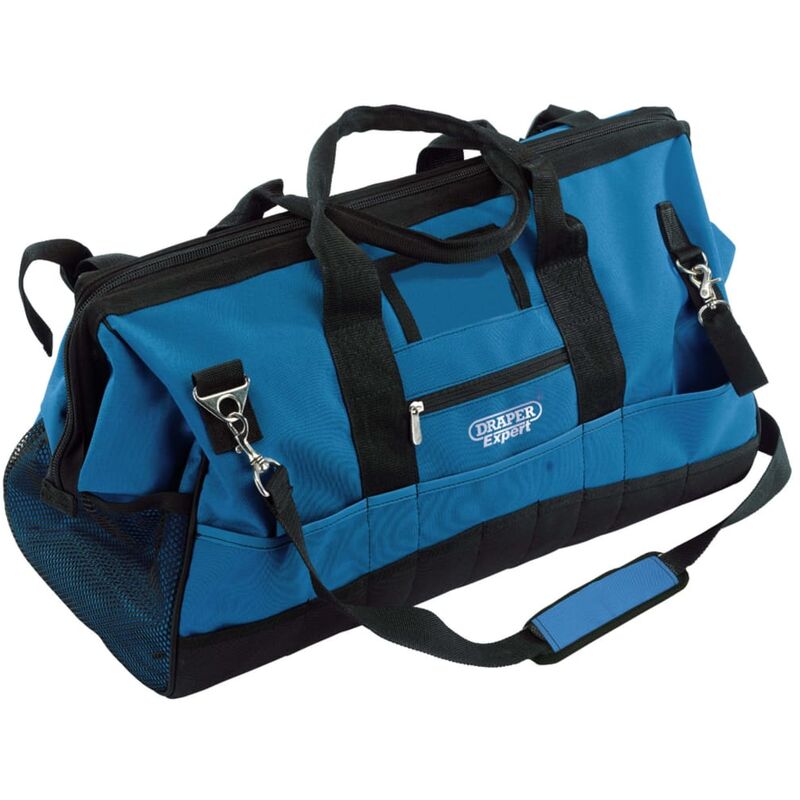 

Draper Tools Bolsa herramientas contratistas azul negro 63x28x35cm 60L