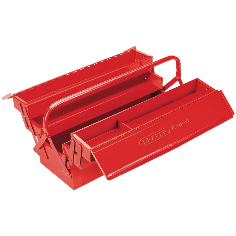 

Draper Tools Caja de herramientas desplegable expertos rojo 53x20x21cm - Rojo