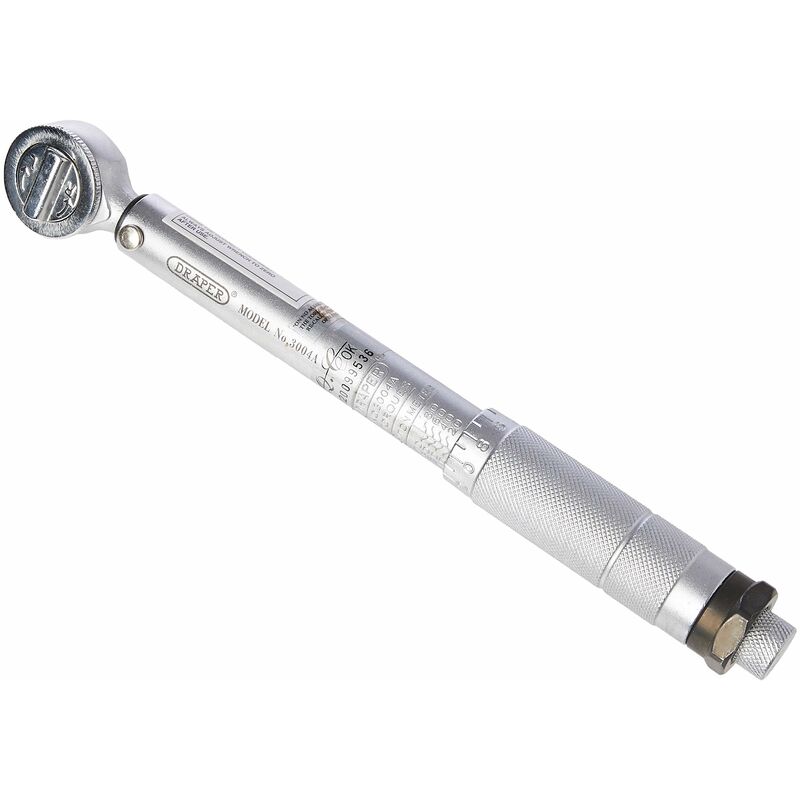 Image of 34570 3/8 Square Drive 10-80 Nm Or 88.5-708 In-Lb Ratchet Torque Wrench - Draper