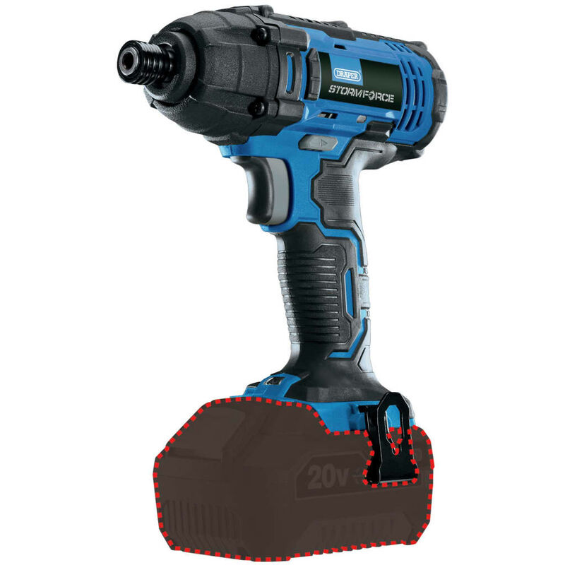 

Draper Tools Destornillador impacto sin cable Storm Force 20V 180Nm