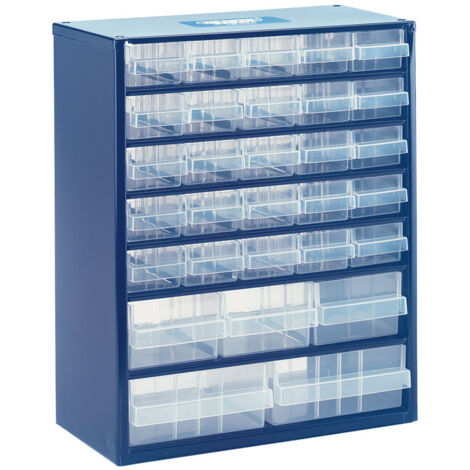 Draper Tools Expert 30-Drawer Tool Chest Organizer, 30.7 x 15.2 x 37.2 cm