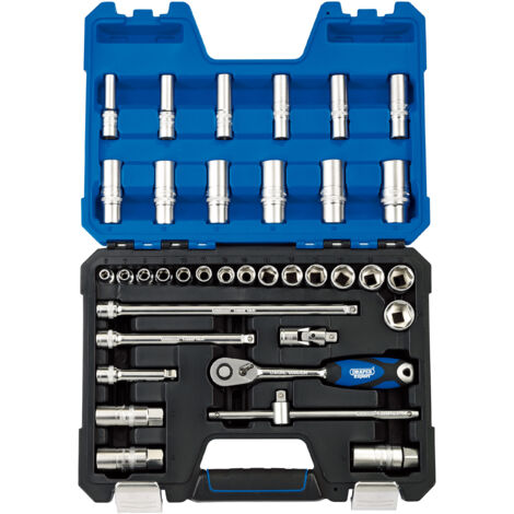 Draper Tools Expert 36-Piece Metric Drive Socket Set (3/8-inch Drive) Model 16449