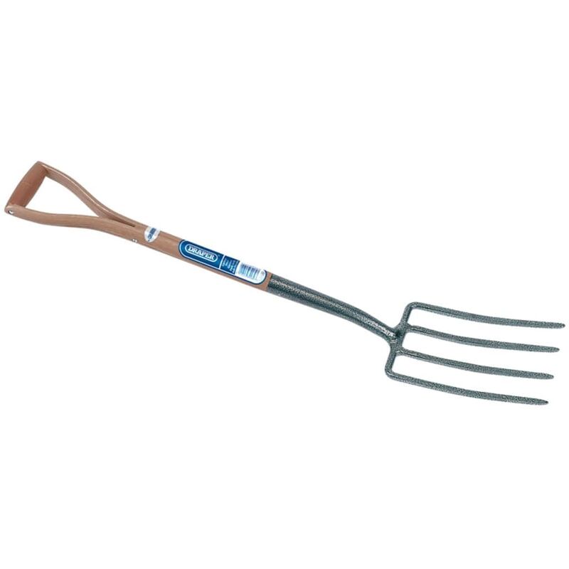 

Tools Horquilla de jardín acero carbono 14301 - Marrón - Draper