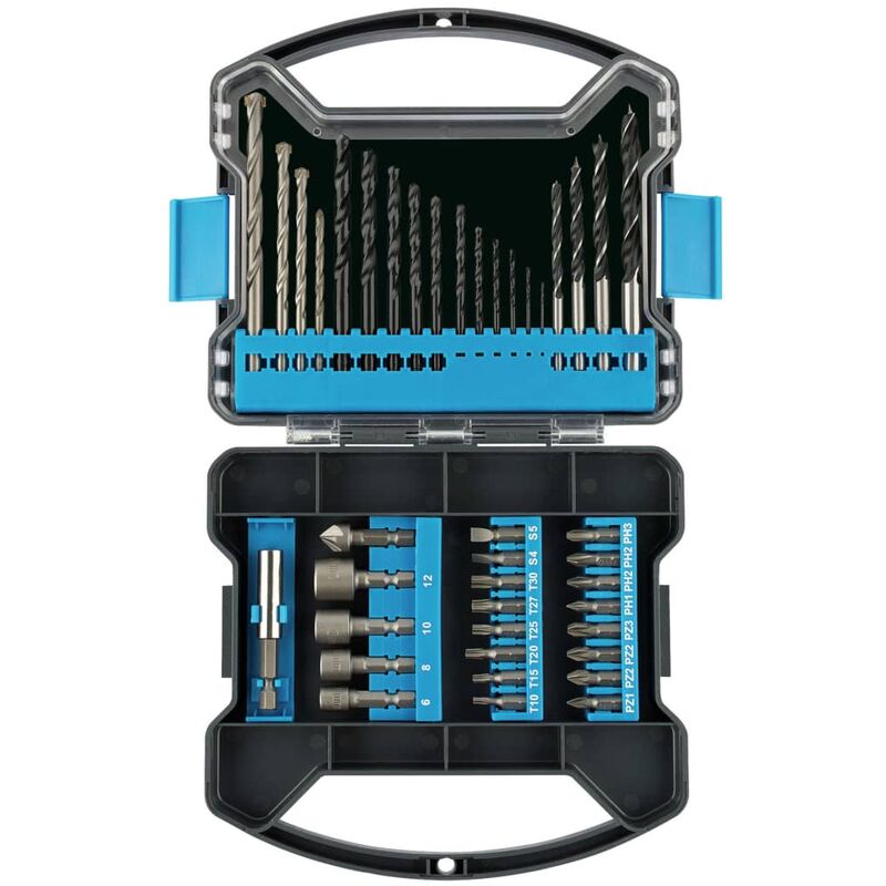 

Draper Tools Kit de brocas y accesorios 41 piezas