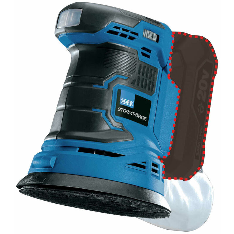

Draper Tools Lijadora aleatoria orbital Storm Force 20 V