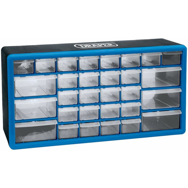 

Draper Tools Organizador de herramientas 30 cajones azul 12015