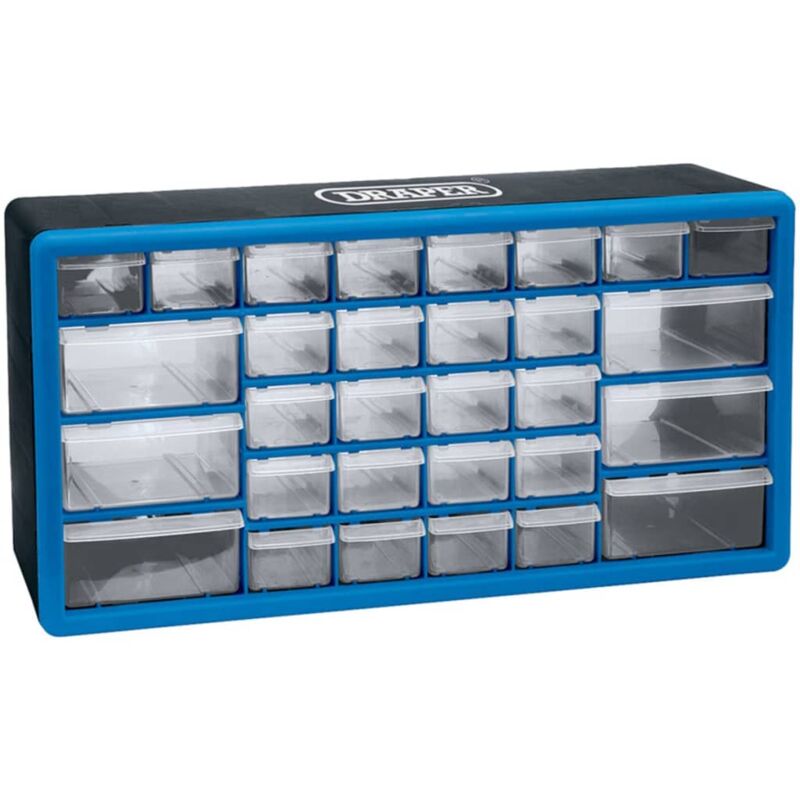 

Draper Tools Organizador de herramientas 30 cajones azul 12015 - Azul