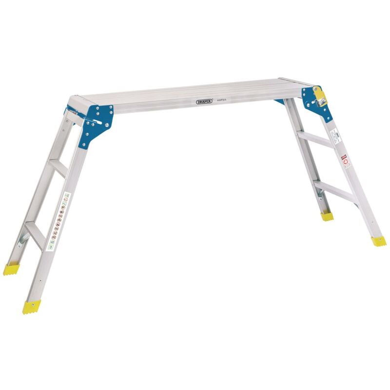 

Draper Tools Plataforma de trabajo de aluminio 3 peldaños 100x30x73 cm