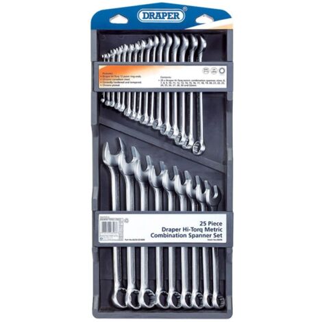 Draper Tools Set 25 Pz Chiavi Inglesi HI-TORQ 6-32 mm 26696