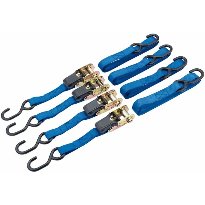 

Draper Tools Set de correas de amarre trinquete 4 uds 250 kg 60965