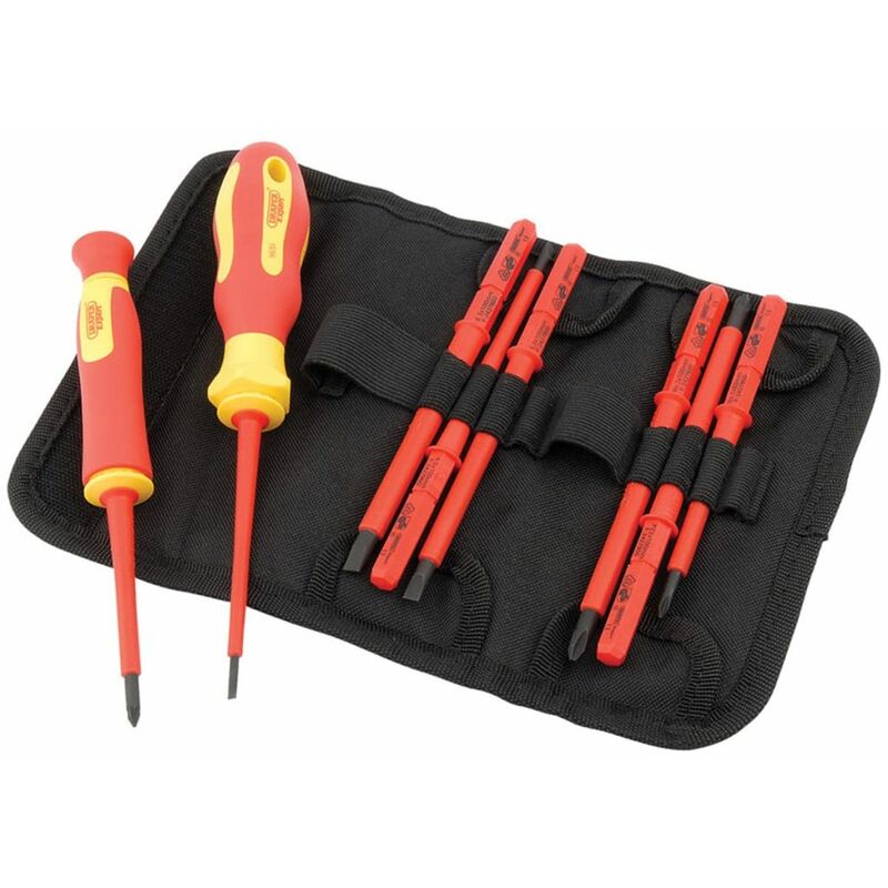 

Draper Tools Set de destornilladores aislados 10 pzas 05721
