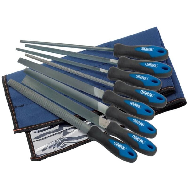

Draper Tools Set de escofinas y limas de ingeniería 8 uds 200 mm 44961