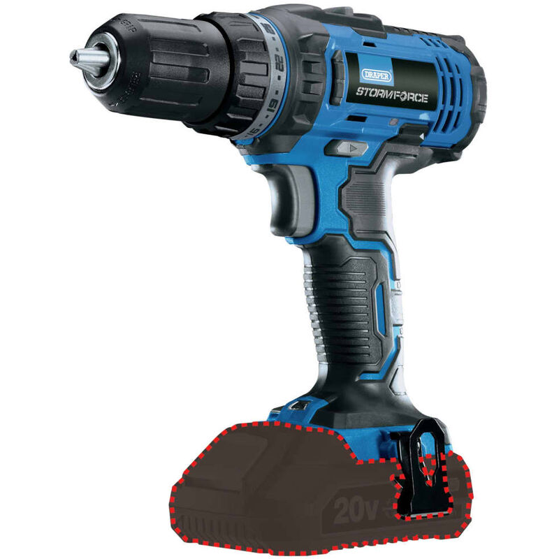 

Bh Design - Draper Tools Taladro sin cables Storm Force expuesto 20V 35Nm