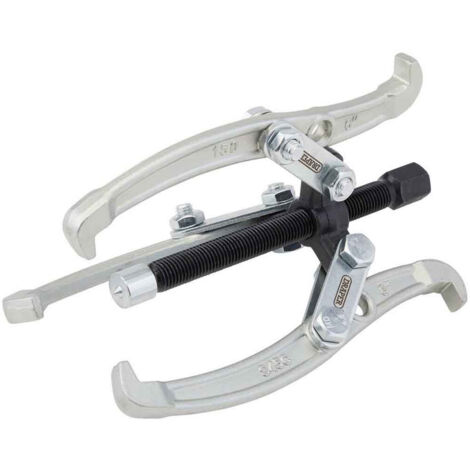 Draper Triple Leg Reversible Puller R120XS150MM – 120mm Reach, 150mm Spread, Heavy-Duty Automotive and Mechanical Tool