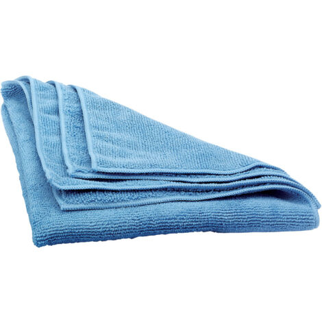 Draper Twin Pack of 400 x 400mm Microfibre Cloths (51080)