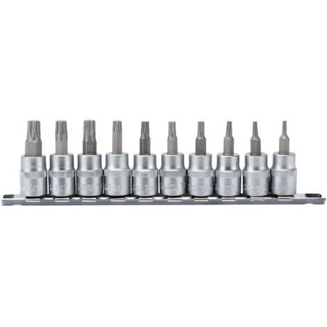 Draper TX-STAR® Plus 3/8" Square Drive Socket Bit Set (10 Pieces) - Model 16339