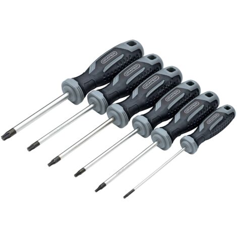Draper TX-STAR Soft Grip Screwdriver Set – 4 to 6 Piece Precision Hand Tools for DIY and Professional Use