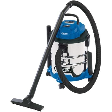 Draper Wet & Dry Vacuum Cleaner 20L 1250W 230V Car Valet Home Carpet Clean 20515