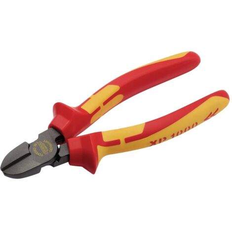 Draper XP1000 VDE Hi-Leverage Side Cutter, 160mm - Professional Electrician's High-Leverage Cutting Tool (Model 94631)