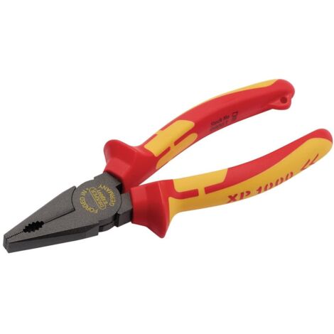 Draper XP1000 VDE Insulated Combination Pliers, 160mm, Tethered, Model 99061