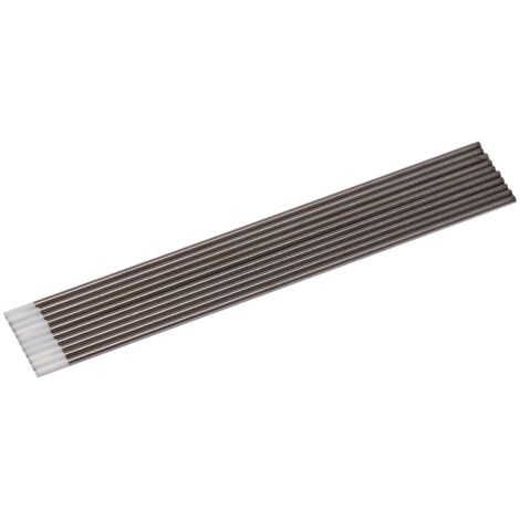 Draper Zirconiated Tungsten Electrodes, 2.4 x 150mm, Pack of 10