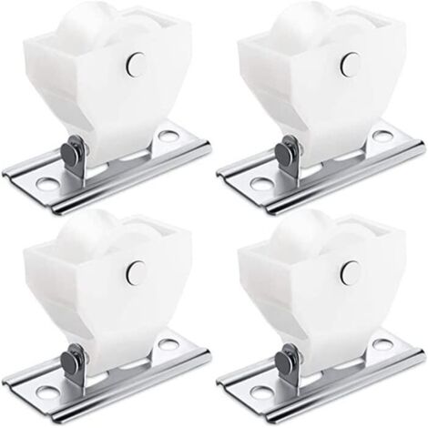 Drapery Hardware Cord Pulleys Window Blind Lock for Roman Pleated Shade Roller Shutter Replacement Accessories(4pcs)