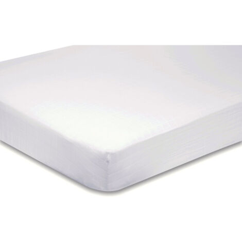 Draps De Rechange Pour Prêt-à-dormir Uni Blanc 130 X 200 Cm Coupe à Gauche