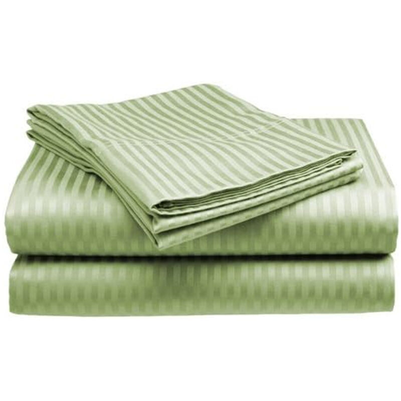 Draps en coton 400 fils, ensemble de 4 pièces pour lit de taille standard, poche profonde de 15 pouces