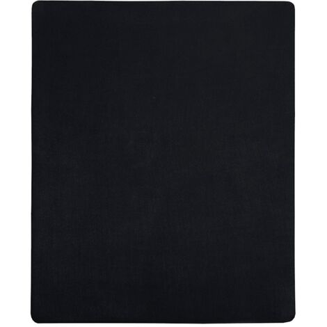 Draps-housses Jersey 2 pcs Noir 180x200 cm Coton CFW757962