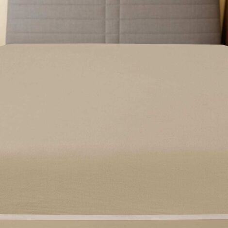 Draps-housses Jersey 2 pcs Taupe 180x200 cm Coton CFW802671