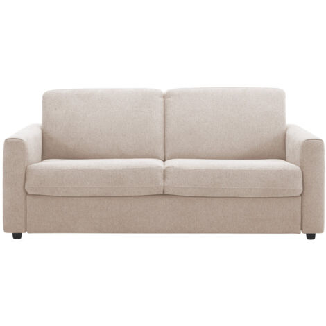 Drawer – Canapé convertible 3 places en tissu polyester – Ouverture express – Dimensions 192x96x86cm – Lit 140x190cm pour invités