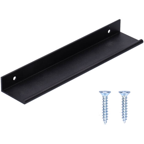 Drawer Handle Aluminum Alloy Thickened Cupboard Wardrobe Door Pull Handle for Home160 Black