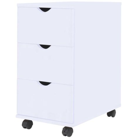 SoBuy FBT121-W, Home Office Mobile File Cabinet, Under Desk File Storage Cabinet White W39 5xd39 5xh54 2 - View #10