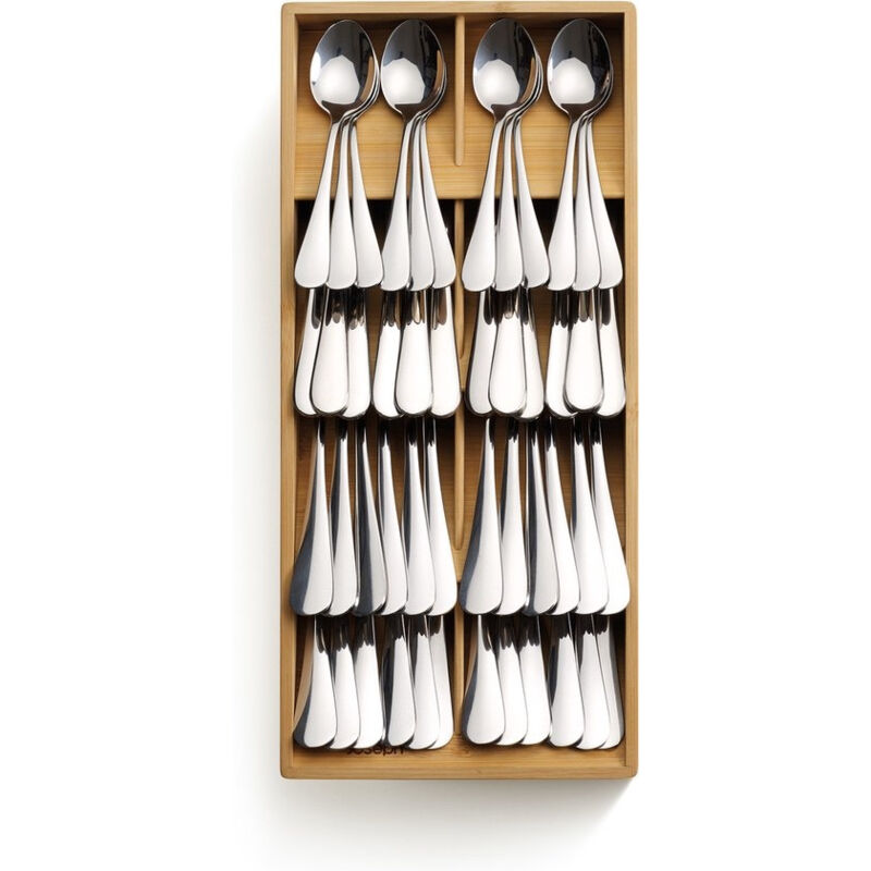 Joseph Joseph Drawerstore, Joseph, Modell Bamboo Large, Besteckorganisation, Hauptverwendung In Der Küche, Stapelfunktion, Organisationssymbole, Farbe Bamboo