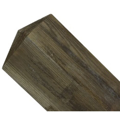 Drayton Shaped Pyramid Top Post - Pressure Treated Scandinavian Redwood - L125 x W125 x H1525 mm
