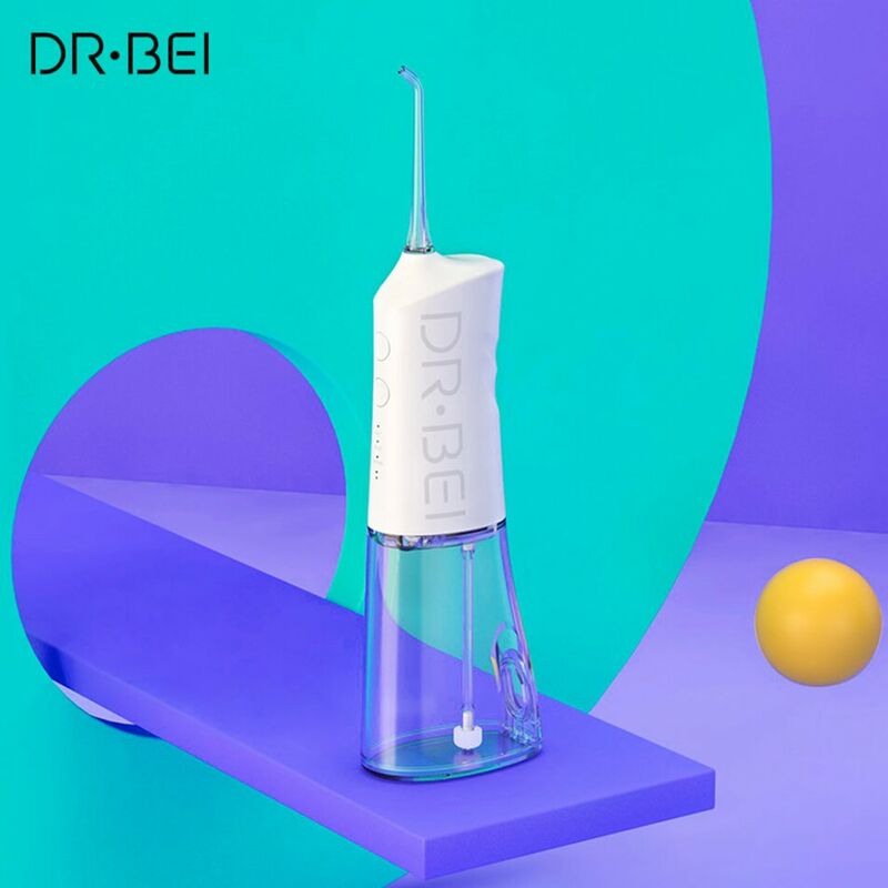 

Irrigador bucal electrico F1 Portatil de chorro de agua con 2 boquillas de limpieza / IPX7 a prueba de agua / 3 modos de limpieza / Limpiador de