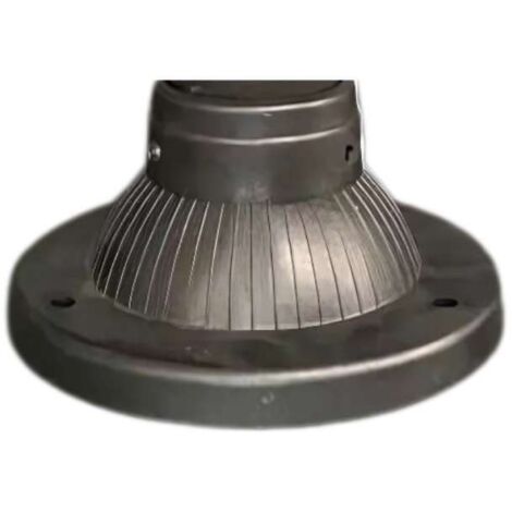 Dr.C Base per Palo Illuminazione Esterna - Nero - Termoplastico