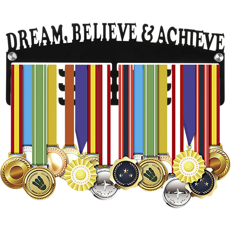 Dream believe & achieve Porta medaglia in acrilico...