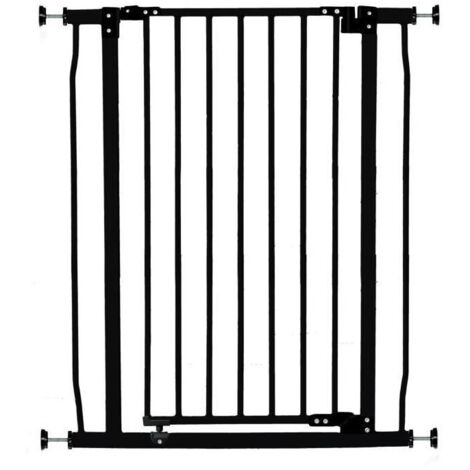 DREAMBABY Barriera di Sicurezza Extra Alta LIBERTY - A Pressione - L 75/81 x H 93 cm - Nera