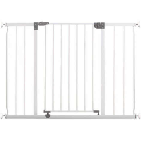 DREAMBABY Barriere de sécurité Extra large LIBERTY - Par pression - L 99/105,5 x H 75 cm - Blanche