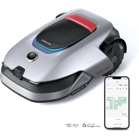 DREAME A2 Robot Tondeuse, Conf. Auto limites, Cartographie Double Fusion, évitement d'obstacles par système OmniSense™ 2.0